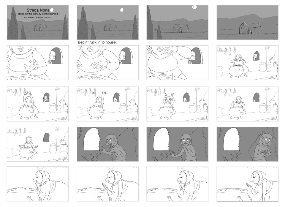 Strega Nona Spread Page 001